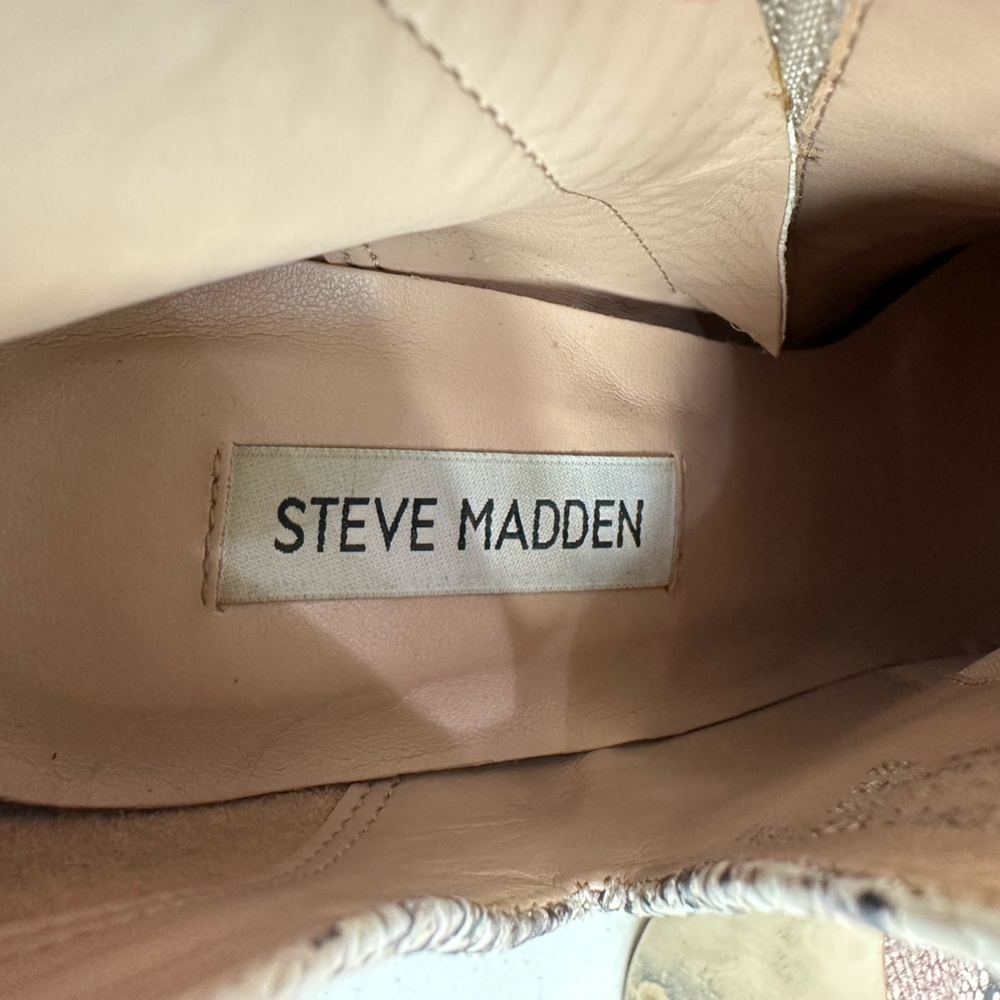 Steve Madden Decoy Snakeskin Python Stiletto Heel… - image 8